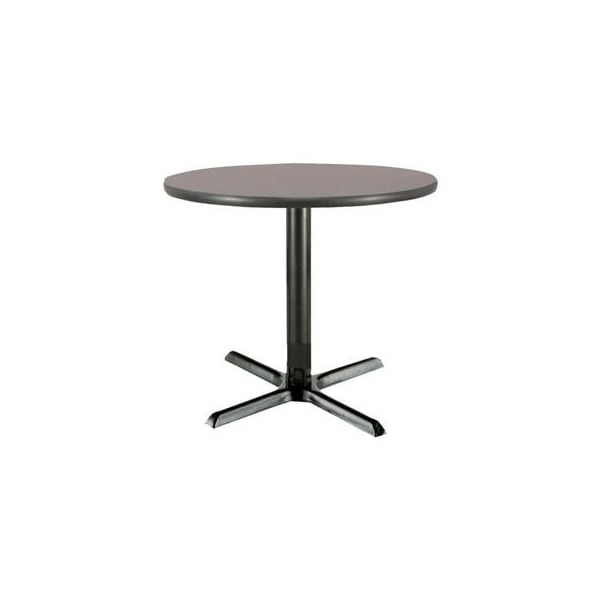 KFI 30" Round Restaurant Table, Graphite Nebula
